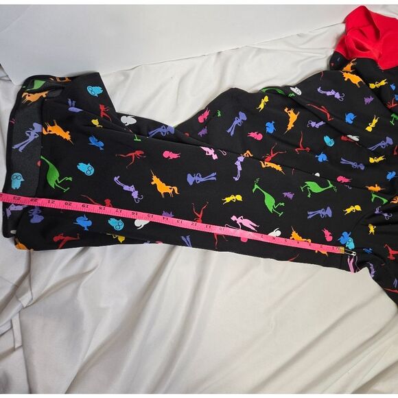 DISNEY Parks The Dress Shop Pixar characters black and red zip jumpsuit 3X - Picture 11 of 13